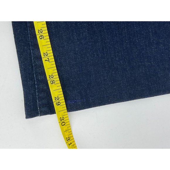 Nine West Women's Vintage America Jeans Skinny Boot Size 8 Dark Wash Mid-Rise - Picture 7 of 10